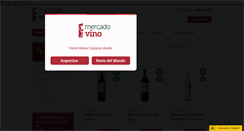 Desktop Screenshot of mercado-vino.com